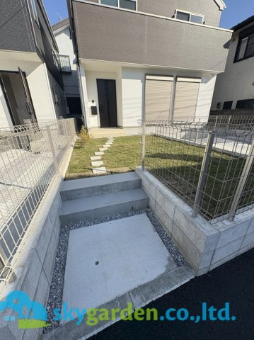茅ヶ崎市柳島2期　新築戸建　全2棟2号棟の庭