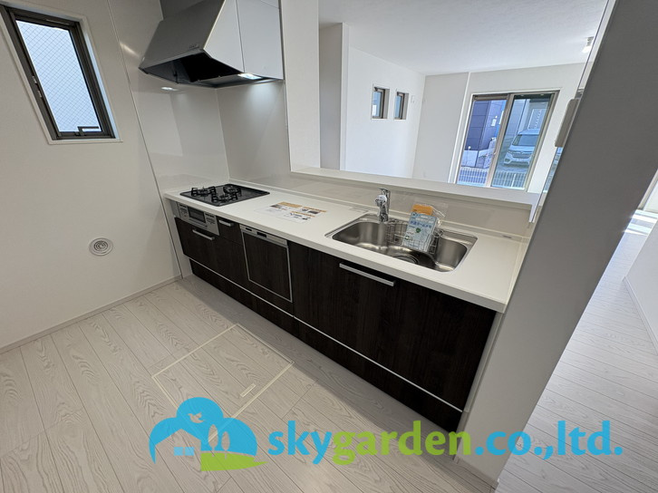 茅ヶ崎市柳島2期　新築戸建　全2棟2号棟のキッチン