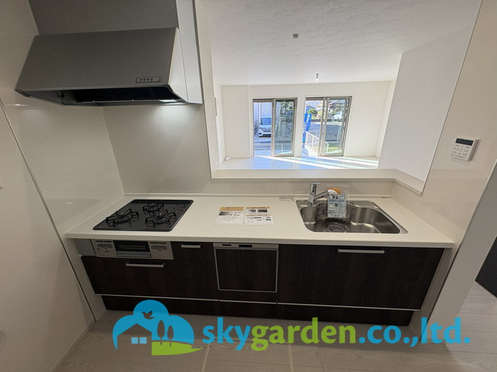 茅ヶ崎市柳島2期　新築戸建　全2棟2号棟のキッチン