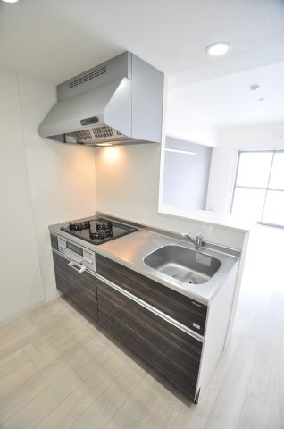 大阪市城東区成育４丁目の賃貸マンションのキッチン