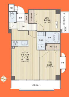 【間取り】 | グリュック８二子玉川イーストウイング