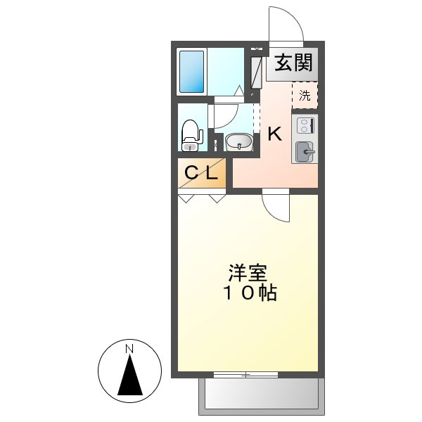 秋桜Ｂの間取り