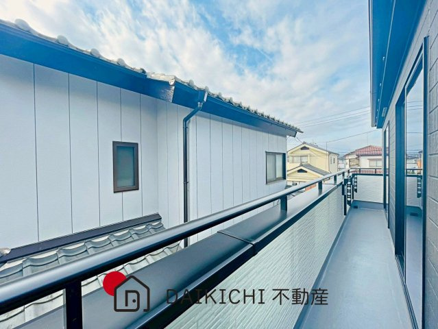 【バルコニー】 | 北本市下石戸下3期　GRAFARE　新築戸建　全1棟　1号棟