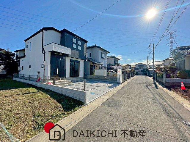 【前面道路含む現地写真】 | 北本市下石戸下3期　GRAFARE　新築戸建　全1棟　1号棟