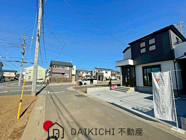 【前面道路含む現地写真】 | 北本市下石戸下3期　GRAFARE　新築戸建　全1棟　1号棟