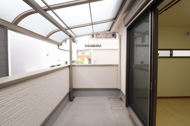 富田林市金剛錦織台　4LDKのバルコニー