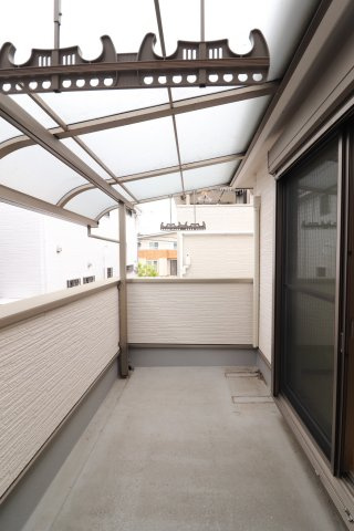 富田林市金剛錦織台　4LDKのバルコニー