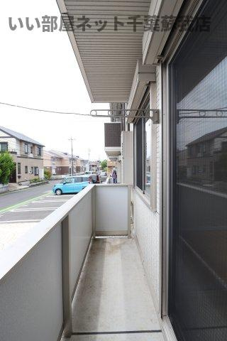 プルミエール　B棟のバルコニー|洗濯物もよく乾きそうな、陽当たり良好なバルコニーです！