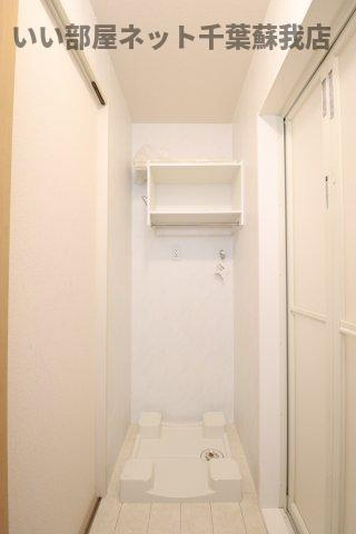 プルミエール　B棟の洗面所|洗濯機置場