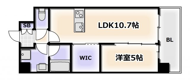 【間取り】 | ＡＴＫレジデンスなんば