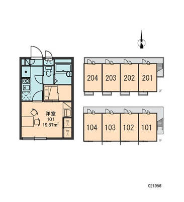 【区画図】 | レオパレスROKA