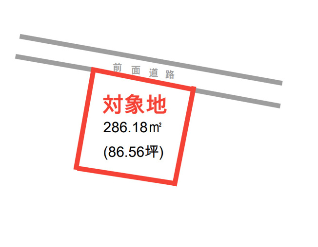 【土地図】 | 八代市築添町 | ※現況優先です