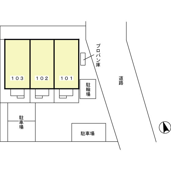 アネックス坂巻の駐車場