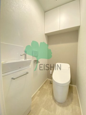 【トイレ】 | エンクレスト博多BRIGHT | 清潔感のあるトイレです。