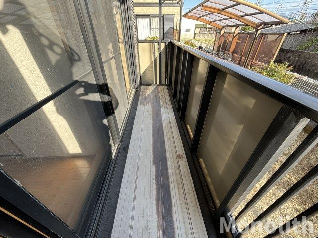 クレールタウンのバルコニー