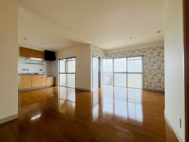 霞が丘マンションの居間・リビング