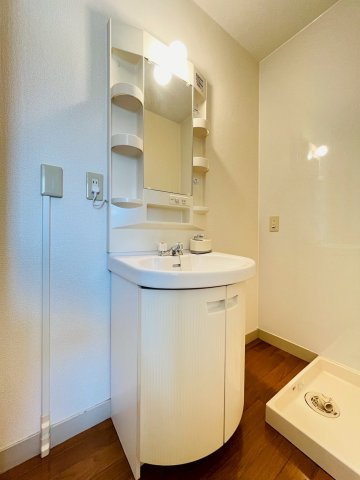 霞が丘マンションの洗面所