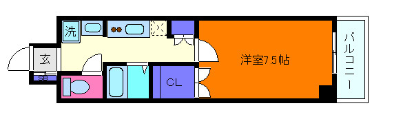 ララソル芦屋の間取り