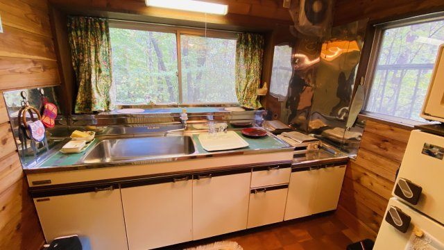 【動画付き】北軽井沢 浅間ハイランドパーク 中古戸建のキッチン