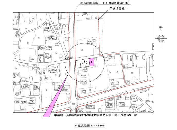 坂城町中之条　第1　新築戸建の地図