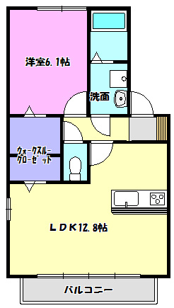 アムールゆめみ野Cの間取り