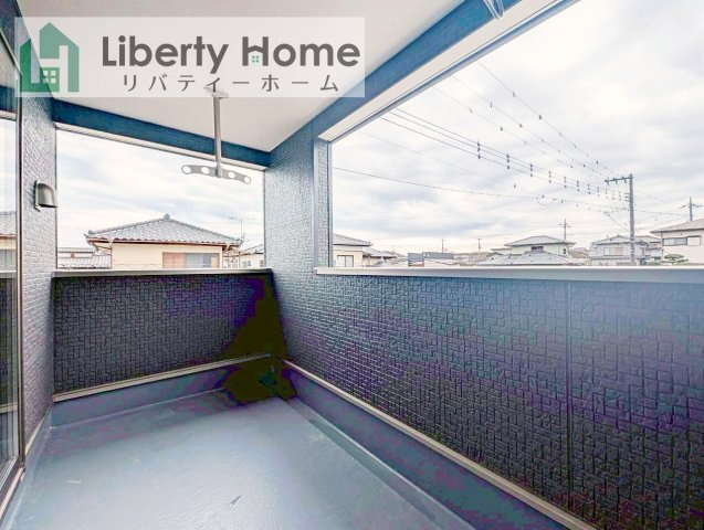 北茨城市大津町北町第12　新築戸建　2号棟のバルコニー