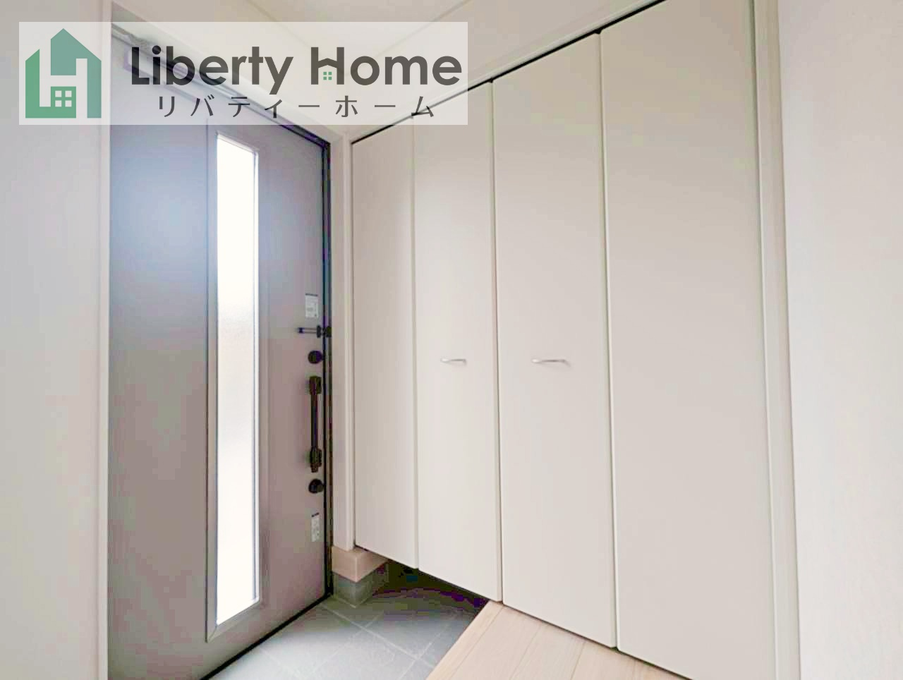 北茨城市大津町北町第12　新築戸建　2号棟の玄関