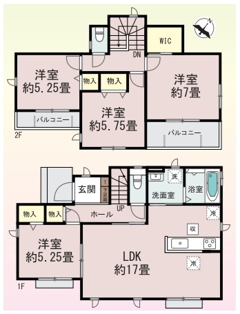 狭山市北入曽・全1棟　新築一戸建　～解放感ある3方角地～