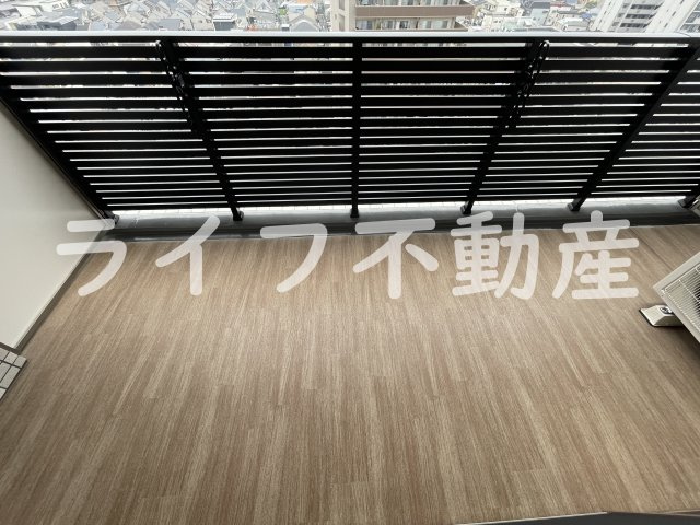 プレジオ永和ASIANのバルコニー|落ち着いた時間を過ごせるバルコニーです