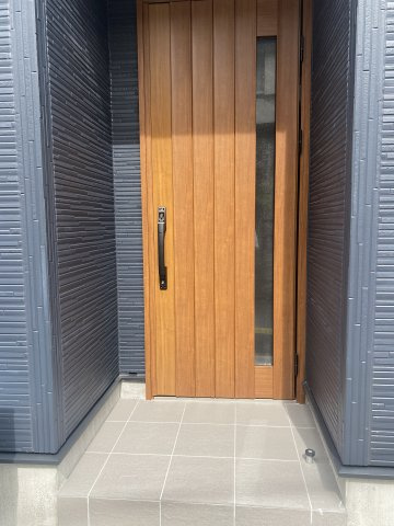 《仲介手数料無料》志木市柏町６丁目29-75(全1戸)新築一戸建てファーストタウンの玄関|撮影日 2025年9月14日 13:30 晴れ