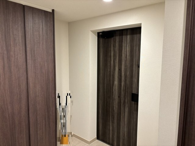 中古マンション　プラウドタワー豊橋の玄関|シューズボックスがついてます♪