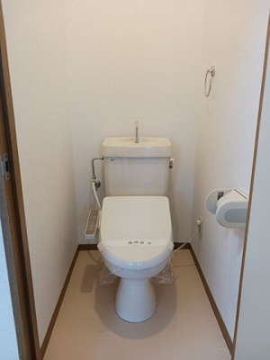 【トイレ】 | ニューエルディム花水木Ｂ | コンパクトで使いやすいトイレです