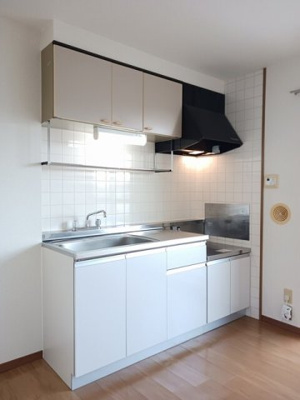 【キッチン】 | ニューエルディム花水木Ｂ | きれいなキッチンです