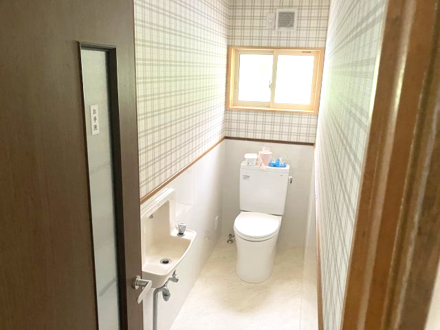 日高町殿　中古戸建　4LDK・3LDKのトイレ