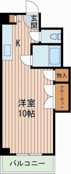 大阪市淀川区十三元今里１丁目の賃貸マンションの間取り