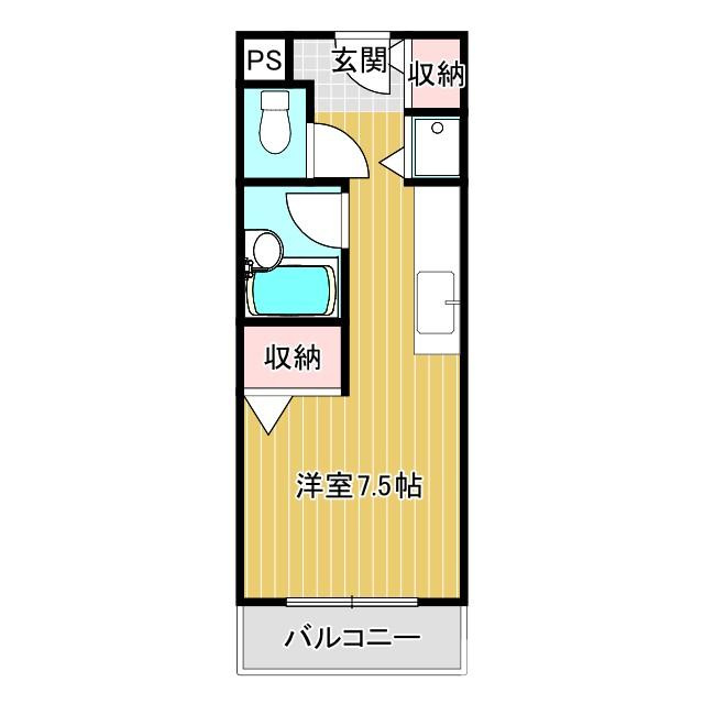 カースル安田の間取り