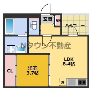 【間取り】 | Urban Heim NAKAMURA | 間取りです。