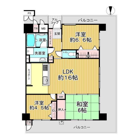 【間取り】 | フォルム錦小路 | 2025年12月、リノベーション完成済！