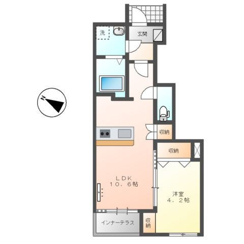 サンローズⅡの間取り