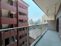 【バルコニー】 | コープ東薬院☆仲介手数料無料☆ | お隣との距離も十分開けて、光や風を遮りません。