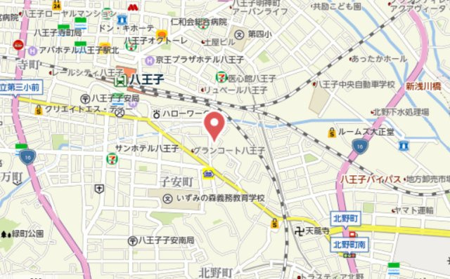 祝　成約済み　第一八王子ハイツ　八王子市　中古マンションの地図|～仲介手数料無料☆八王子ひなた不動産～第一八王子ハイツ