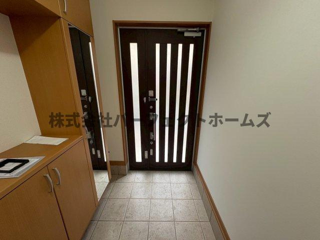 田井町戸建　賃貸の玄関|落ち着いた玄関です