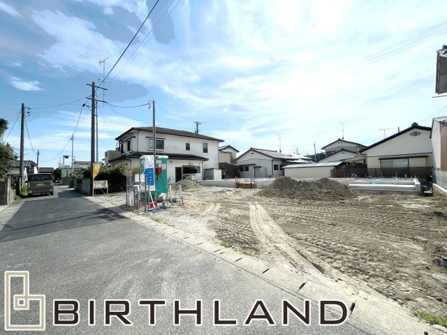 新築戸建・建売　南相馬市原町区日の出町　CRADLE GARDEN　全2棟の前面道路含む現地写真