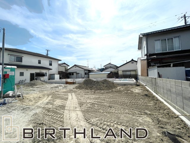 新築戸建・建売　南相馬市原町区日の出町　CRADLE GARDEN　全2棟の前面道路含む現地写真