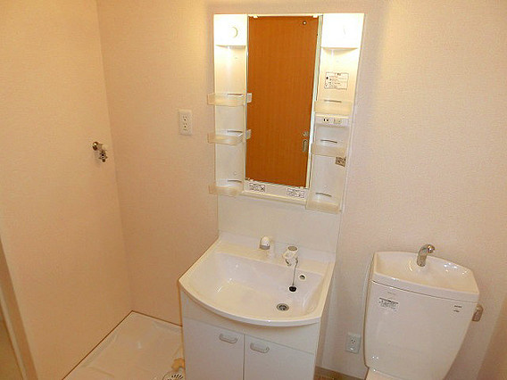 ビリオン日暮の洗面所