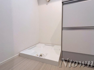 【設備】 | アミティエフレール神明町 | 洗濯機置き場です