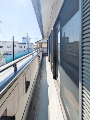 茨木市白川２丁目一戸建の展望|２階南向きバルコニーです。