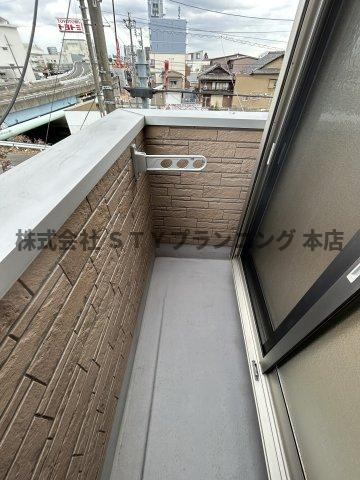 仲介手数料０円！ハーモニーテラス伝馬Ⅲのバルコニー