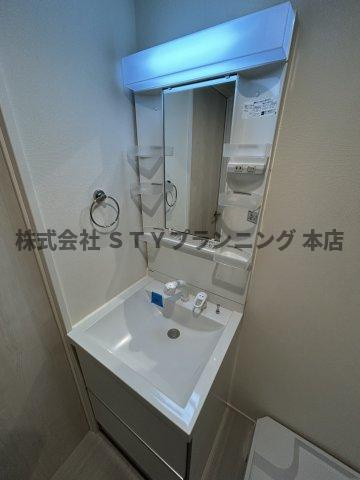 仲介手数料０円！ハーモニーテラス伝馬Ⅲの独立洗面台