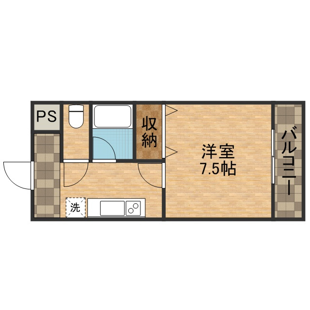 カーサーフェリスの間取り